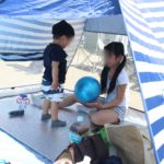 ゴールデンウィークおでかけ:家族バーベキューでお姉ちゃんにメロメロ