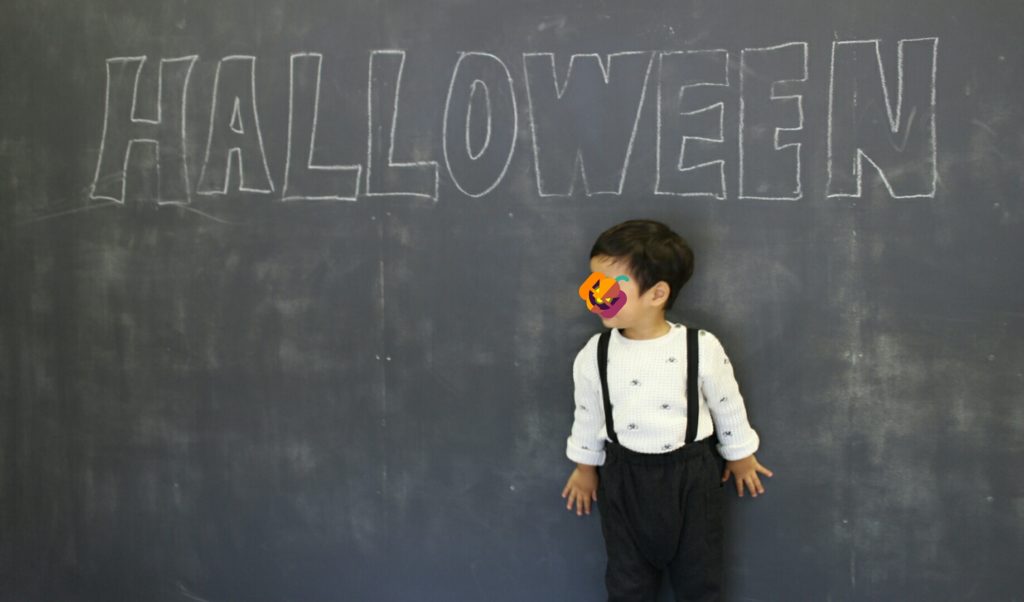 幼児英語教室でのキッズハロウィンパーティ。