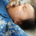 生後3ヶ月、夏祭りにおでかけ。